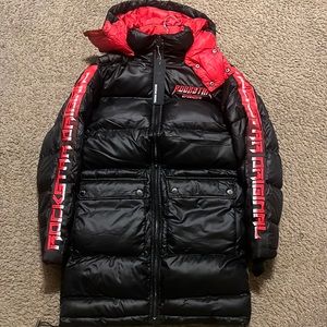 Hayes Mid-Length Puffer Jacket - Black